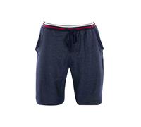 Hajo Herren Sweatshorts Bermuda Stretch – Kontrastbund, Baumwolle merzerisiert Blau S