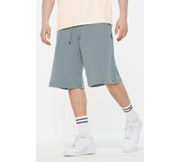 Bermudas HARLEM SOUL, Herren, Gr. M, Normalgrößen, blau (fog blau), Material: 100% Baumwolle, unifarben, relaxed fit knielang, Hosen Bermudas, mit Elastikbund und Kordel (25216948-M) fog blau