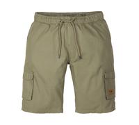 Bermudas HERO BY JOHN MEDOOX "KELOWNA Jogg Bermuda", Herren, Gr. 38, light olive, Twill, 100% Baumwolle, gerade kurz, Hosen Bermudas, HERO by John Medoox KELOWNA Herren Bermuda (18532613-38) light oli