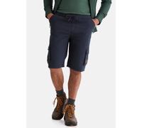 Bermudas HERO BY JOHN MEDOOX "KELOWNA Jogg Bermuda", Herren, Gr. 38, shadow blau, Twill, 100% Baumwolle, gerade kurz, Hosen Bermudas, HERO by John Medoox KELOWNA Herren Bermuda (15731154-38) shadow bl