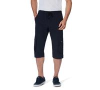 Bermudas HERO BY JOHN MEDOOX "William Beach Bermuda", Herren, Gr. M, blau (navy), Sweatware, 70% Baumwolle, 30% Polyester, gerade kurz, Hosen Bermudas, Bermuda Casual Funktionsqualität für Herren (284