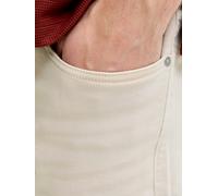 Bermudas JACK & JONES "JJIRICK JJICON SHORTS SQ 110 I.K SN", Herren, Gr. XXL, N-Gr, beige (moonbeam), Web, Obermaterial: 77% Baumwolle, 22% Polyester, 1% Elasthan, unifarben, regular fit knielang, Hos