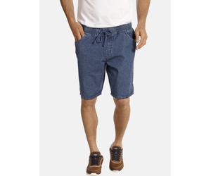 Bermudas JAN VANDERSTORM "Schlupfshort FILEMON", Herren, Gr. 58, blau, Obermaterial: 100% Baumwolle CO., comfort fit knielang, Hosen Bermudas (17494365-58) blau