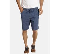 Jan Vanderstorm Herren Schlupfshort Filemon Kurze Hose mit Taschen | Reine Baumwolle | große Größen L-7XL blau, 4XL (XXXXL) - 68