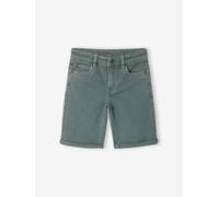 Bermudas Jungen 5-Pocket-Form, Bundweite verstellbar smaragdgrün Gr. 110 von vertbaudet