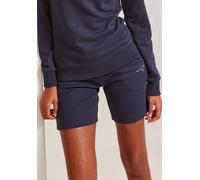 Bermudas KANGAROOS, Damen, Gr. 32/34, N-Gr, blau (marine), Interlock, Obermaterial: 60% Baumwolle, 40% Polyester, unifarben, Basic, bequem ca. Mitte Oberschenkel, Hosen Bermudas Kurze Hose, mit schmal