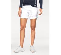 Bermudas KANGAROOS, Damen, Gr. 36, N-Gr, weiß, Web, Obermaterial: 100% Baumwolle, unifarben, schmal kurz, Hosen Shorts Strandshorts, krempelbar (633902-36) weiß