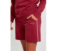 Bermudas KANGAROOS, Damen, Gr. 44/46, N-Gr, rot, Interlock, Obermaterial: 60% Baumwolle, 40% Polyester, unifarben, Basic, bequem ca. Mitte Oberschenkel, Hosen Bermudas Kurze Hose, mit schmalem Piping