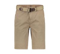 Bermudas LERROS "Chino-Bermuda für Herren", Herren, Gr. 6XL, beige (dune beige), 98% Baumwolle, 2% Elasthan, Hosen Bermudas (15633859-6XL) dune beige