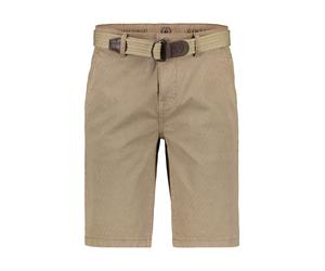 Bermudas LERROS "Chino-Bermuda für Herren", Herren, Gr. 6XL, beige (dune beige), 98% Baumwolle, 2% Elasthan, Hosen Bermudas (15633859-6XL) dune beige