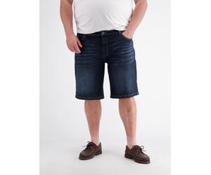 Bermudas LERROS "Denim Bermuda aus flexiblem Baumwollmix, große Größen", Herren, Gr. 46, blau (dunkelblau), 99% Baumwolle, 1% Elasthan, Hosen Bermudas (99374549-46) dunkelblau