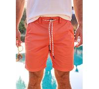 Bermudas LERROS "Leichte Twill-Bermuda für Herren", Herren, Gr. 34, light orange, 97% Baumwolle, 3% Elasthan, Hosen Bermudas (52499445-34)