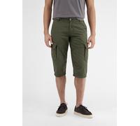 Bermudas LERROS "LERROS Cargo-Longbermuda", Damen, Gr. 32, deep olive, 100% Baumwolle, Hosen Bermudas (66788009-32)