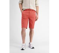 Bermudas LERROS "LERROS Stretch Chino-Bermuda", Damen, Gr. 32, rot (schwarz coral rot), 98% Baumwolle, 2% Elasthan, Hosen Bermudas (73100127-32)