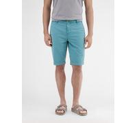 Bermudas LERROS "Stretch-Bermuda, Comfort Fit", Herren, Gr. 36, blau (aqua), 98% Baumwolle, 2% Elasthan, Hosen Bermudas (66846447-36) aqua