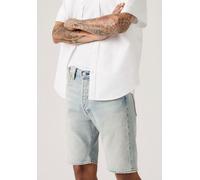 Bermudas LEVI'S "501 ORIGINAL SHORTS", Herren, Gr. 36, N-Gr, blau (never on time shorts), Denim/Jeans, Obermaterial: 99% Baumwolle, 1% Elasthan, unifarben, normal kniefrei, Hosen Bermudas, Jeans-Bermu