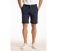 Bermudas LINDBERGH "Bermudas Regular Fit", Herren, Gr. S, blau (navy), Obermaterial: 75% Polyester, 22% Viskose, 3% Elasthan. Futter: 100% Polyester, meliert, regular fit, Hosen Bermudas (35076457-S)