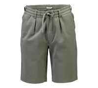 Bermudas LINDBERGH "Bermudas Relaxed Loose Fit", Herren, Gr. L, mid army mix, Obermaterial: 75% Polyester, 22% Viskose, 3% Elasthan, relaxed fit, Hosen Bermudas (47876029-L) mid army mix