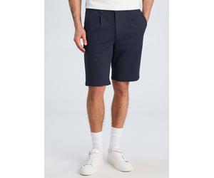 Bermudas LINDBERGH "Bermudas Relaxed Loose Fit", Herren, Gr. L, navy mix, Obermaterial: 75% Polyester, 22% Viskose, 3% Elasthan, relaxed fit, Hosen Bermudas (33505142-L) navy mix