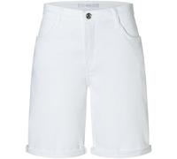 Bermudas MAC, Damen, Gr. 34, N-Gr, weiß (weiß denim), Denim/Jeans, Obermaterial: 85% Baumwolle, 13% Polyester, 2% Elasthan, gerade, Hosen Bermudas, aus sehr leichter, sommerlicher Qualität mit softem