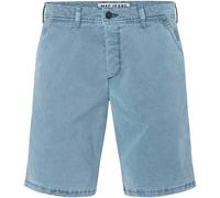 Bermudas MAC "Liam Bermuda", Herren, Gr. 34, N-Gr, blau mirage, Twill, Obermaterial: 62% Lyocell, 35% Baumwolle, 3% Elasthan, Hosen Bermudas, in gewaschener Optik, Twillqualität (45600321-34) blau mir