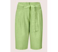 Bermudas MADELEINE "Bermuda Highwaist-Bermudas aus Leinen", Damen, Gr. 19, N + K Gr, grün (kiwi), Obermaterial: 100% Leinen LI., Modern, Hosen Bermudas (87004148-19) kiwi