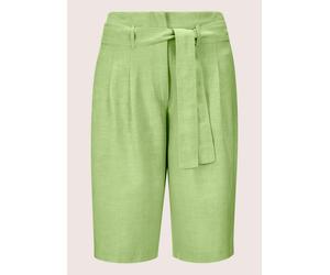 Bermudas MADELEINE "Bermuda Highwaist-Bermudas aus Leinen", Damen, Gr. 19, N + K Gr, grün (kiwi), Obermaterial: 100% Leinen LI., Modern, Hosen Bermudas (87004148-19) kiwi