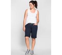 Sheego Bermudas aus Twill-Qualität 56 marine