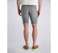 Bermudas PIERRE CARDIN "Jeans Shorts Sisteron", Herren, Gr. 36, N-Gr, grau stonewash, Web, Obermaterial: 84% Baumwolle, 14% Polyester, 2% Elasthan, unifarben, regular fit kniefrei, Hosen Bermudas, Jea