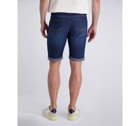 Bermudas PIERRE CARDIN "Jeans Shorts Sisteron", Herren, Gr. 38, N-Gr, sky blau used buffies, Web, Obermaterial: 84% Baumwolle, 14% Polyester, 2% Elasthan, unifarben, regular fit kniefrei, Hosen Bermud