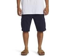 Bermudas QUIKSILVER "Crucial Battle Cargo", Herren, Gr. 30S, blau (schwarz navy), 100% Baumwolle, Hosen Bermudas (29152829-30)