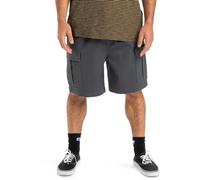 Bermudas QUIKSILVER "Taxer 19"", Herren, Gr. M, grau (iron gate), 59% Polyester, 40% Baumwolle, 1% Elasthan, Hosen (69168759-M) iron gate
