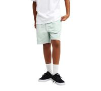 Bermudas QUIKSILVER "Taxer", Jungen, Gr. 12, grün (blau haze), Obermaterial: 100% Baumwolle., Hosen Bermudas (92446717-12) blau haze