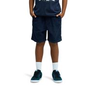 Bermudas QUIKSILVER "Taxer", Jungen, Gr. 8, blau (schwarz navy), 100% Baumwolle, Hosen Bermudas (48073247-8) schwarz navy