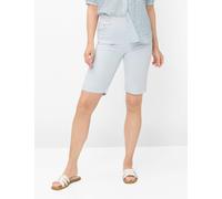 Bermudas RAPHAELA BY BRAX "Style PAMINA BERMUDA", Damen, Gr. 42, Normalgrößen, hellblau, Web, 96% Baumwolle, 4% Elasthan, Hosen Bermudas (15449119-42) hellblau