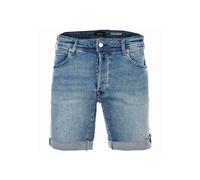 Bermudas REPLAY "Bermuda-Shorts POWER Stretch Denim 1er Pack", Herren, Gr. 31, N-Gr, blau (hellblau), Obermaterial: 94% Baumwolle CO. 4% Elastomultiester ELE. 2% Elasthan EL., Hosen Bermudas (25892163