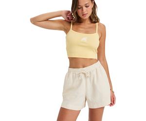 Bermudas ROXY "Lekeitio Break", Damen, Gr. XXL, parchment, Obermaterial:55% Leinen, 45% Viskose;, Hosen Bermudas (41022502-XXL) parchment