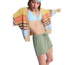 Bermudas ROXY "Surf Stoked", Damen, Gr. XL, olivgrün, Obermaterial:80% Baumwolle, 20% Polyester., Hosen Bermudas (37918369-XL) olivgrün