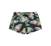 Bermudas ROXY "Twenty Five Miles", Mädchen, Gr. 4(101-108cm), bunt (anthrazit aquarella active rg), Obermaterial: 60% Baumwolle, 40% Polyester., Hosen Bermudas (65332916-4) anthrazit aquarella active 