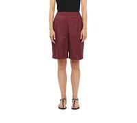 Bermudas S.OLIVER, Damen, Gr. 36, N-Gr, schwarz pomegranat, Web, Obermaterial: 60% Baumwolle, 40% Lyocell, unifarben, lässig geschnitten knielang, Hosen Bermudas, Lange Shorts mit Gummizug (29248749-3