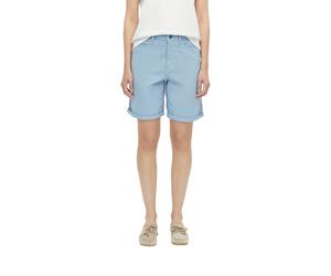 Bermudas S.OLIVER, Damen, Gr. 38, N-Gr, blau (coastal blau), Denim/Jeans, Obermaterial: 98% Baumwolle, 2% Elasthan, unifarben, normal knielang, Hosen Bermudas, Jeans-Sommershorts mit Stretch (60256308