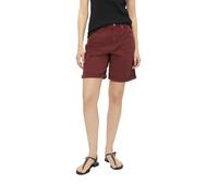 Bermudas S.OLIVER, Damen, Gr. 38, N-Gr, rot (schwarz pomegranate), Denim/Jeans, Obermaterial: 98% Baumwolle, 2% Elasthan, unifarben, normal knielang, Hosen Bermudas, Jeans-Sommershorts mit Stretch (55