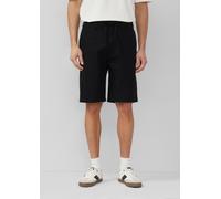 Bermudas S.OLIVER, Herren, Gr. 30, N-Gr, schwarz, Web, Obermaterial: 52% Leinen, 48% Baumwolle, bequem kniefrei, Hosen Bermudas, Relaxed Fit aus geschmeidigem Leinenmix (29688510-30) schwarz