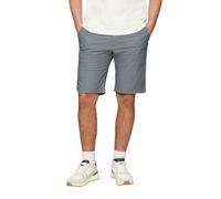 Bermudas S.OLIVER, Herren, Gr. 31, N-Gr, blau, Web, Obermaterial: 98% Baumwolle, 2% Elasthan, meliert, regular fit kniefrei, Hosen Bermudas, Sommerhose mit Taschen (75086416-31)