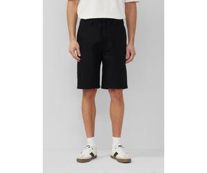 Bermudas S.OLIVER, Herren, Gr. 31, N-Gr, schwarz, Web, Obermaterial: 52% Leinen, 48% Baumwolle, bequem kniefrei, Hosen Bermudas, Relaxed Fit aus geschmeidigem Leinenmix (29688510-31) schwarz