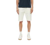 Bermudas S.OLIVER, Herren, Gr. 36, N-Gr, weiß, Denim/Jeans, Obermaterial: 99% Baumwolle, 1% Elasthan, unifarben, normal knielang, Hosen Bermudas, Jeans-Shorts mit Stretch (87986420-36) weiß