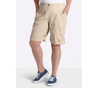 Bermudas SHEEGO, Damen, Gr. 44, Normalgrößen, beige (sand), 97% Baumwolle, 3% Elasthan, unifarben, Hosen Bermudas (47056369-44) sand