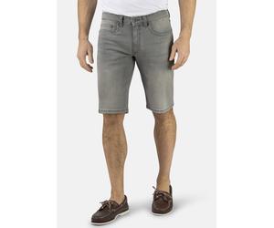 Bermudas STOOKER MEN "5-Pkt Style Summer Denim Bermudas", Herren, Gr. 40, silber (silbergrau denim), Denim/Jeans, 99% Baumwolle, 1% Elasthan, gerade kurz, Hosen Bermudas, Sommer Straight Fit Casual St
