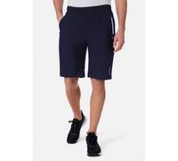 Bermudas STOOKER MEN "BENO Sportbermudashorts", Herren, Gr. 3XL, blau navy, Sweatware, 50% Polyester, 50% Baumwolle, gerade kurz, Hosen Bermudas, Shorts Regular Fit Casual Funktionsqualität für Herren