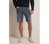 Bermudas STREET ONE MEN, Herren, Gr. 34, ice grau wash, Web, 70% Baumwolle, 20% Polyester, 9% Viskose, 1% Elasthan, unifarben, regular fit kurz, Hosen Bermudas, Middle Waist (62659625-34) ice grau was